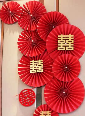 Wedding Paper Fan   Easy Installation Paper Fan Decoration