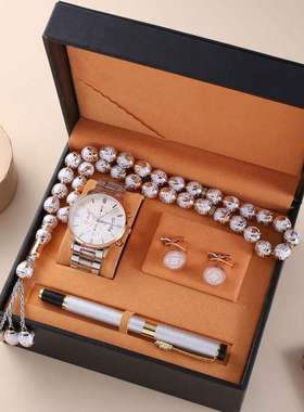 +Business Belt wallet wrist watch pen gift box set for men5