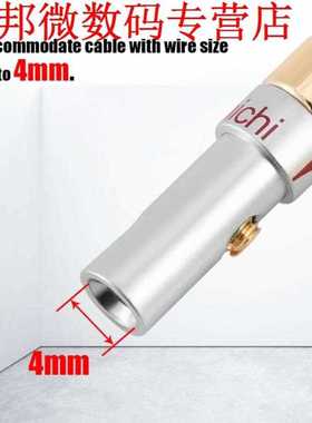 6 Pcs Gold Plated 4mm Banana U Fork Y Spade Plug Speaker Wir