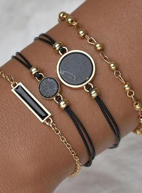 5pcs Set Top Style Fashion Women's Luxury Leather Ba