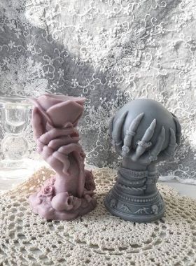 Creative Rose Hand Silicone Mold Ghost Claw Devil Hand Diy