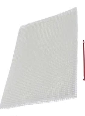 Rug Knitting Crocheting Tool Kit Latch Hook And Mesh Canvas