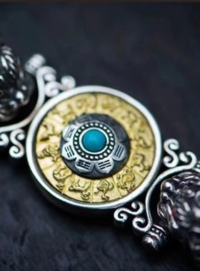 新品新款时尚男貔貅个性搭配六字