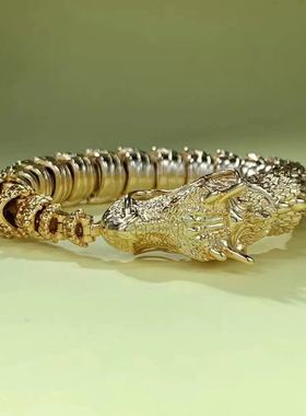 龙手链男款龙年本命年时尚霸气龙头立体帅气个性高级高颜值