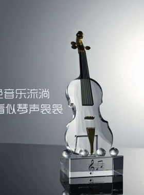 单只带底座礼盒装-轻奢小提琴高颜值卧室玄关装饰摆件JJJJ