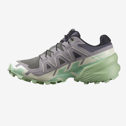 萨洛蒙 SALOMON SPEEDCROSS 6 防滑耐磨 女子跑鞋 475820 - 图0