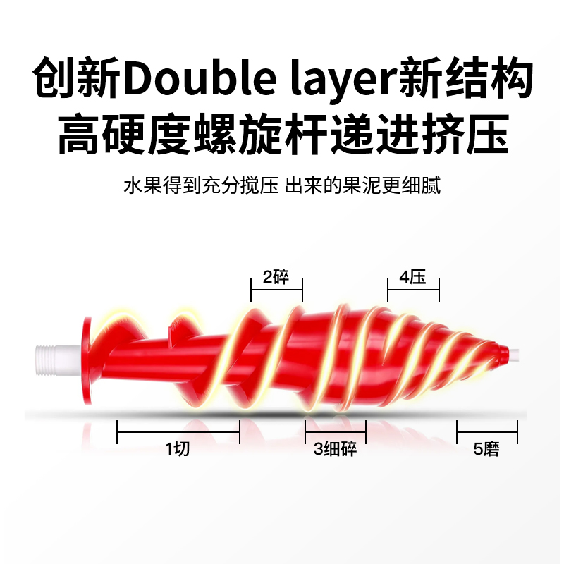 高达莱 土豆泥压泥器家用婴儿辅食碾压器多功能蔬菜水果捣泥器