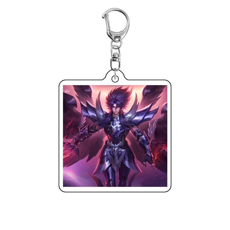 王者荣耀皮肤王者荣耀皮肤海报来图定制亚克力钥匙扣书包挂件送男女生日小礼物