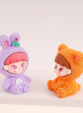 桌面创意办公室装饰可爱手工摆件