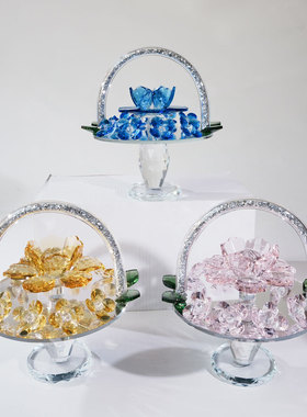 现代轻奢水晶艺术摆件