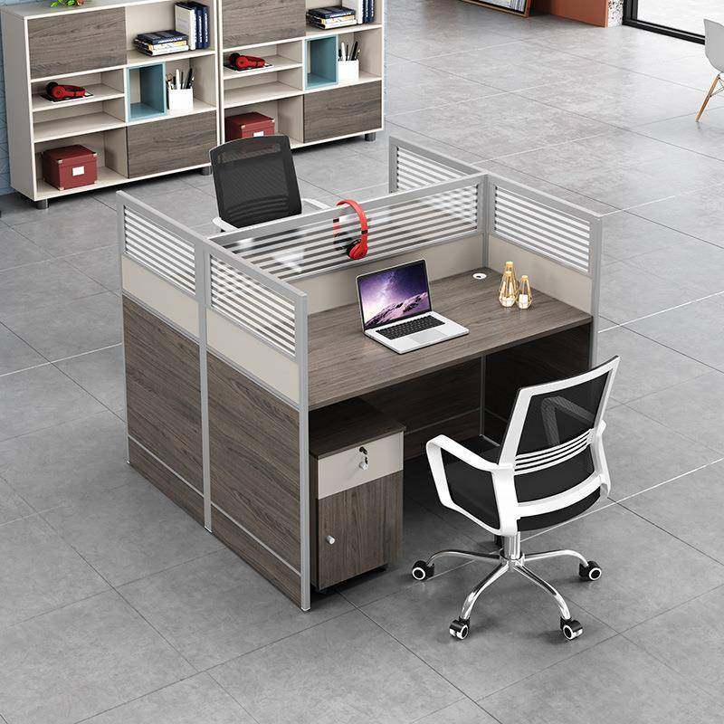 职员办公室桌椅组合家具卡简座3524双员工电脑桌风约现代6人单屏,淘宝优惠券,粉丝福利购,淘宝优惠卷