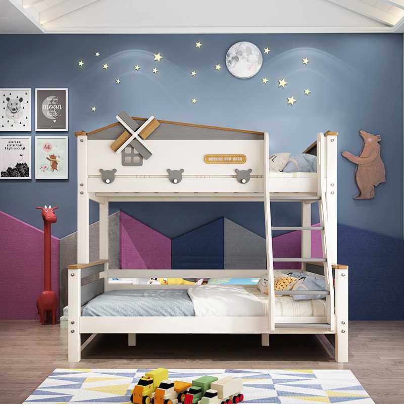 新款直销实木上下铺高低床双层床成人多功能小户型儿童床家用儿童,淘宝优惠券,粉丝福利购,淘宝优惠卷