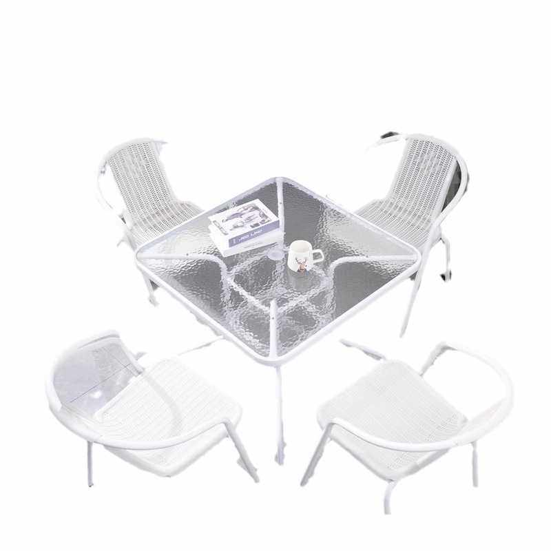 新款直销桌椅套装庭院露天休闲组合阳台三件套室外院子摆摊仿藤椅,淘宝优惠券,粉丝福利购,淘宝优惠卷