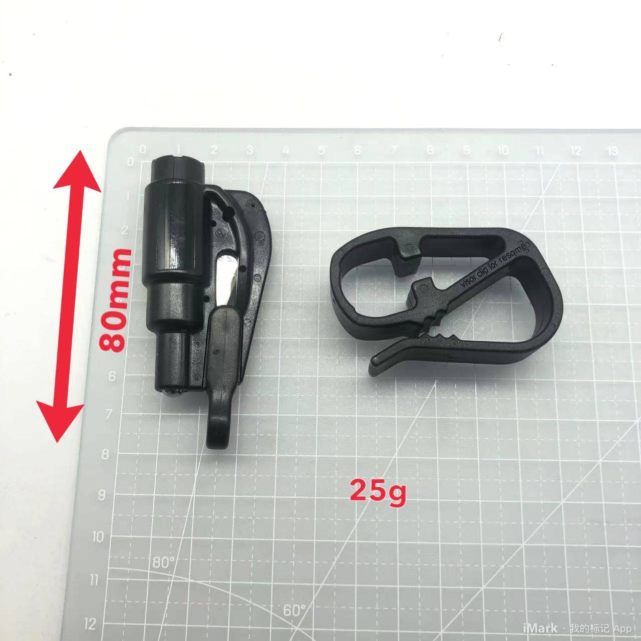 Pung Car Safety Hammer Window Breaker Clip OriginalKeychainC - 图3