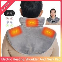 USB Rechargeable Electric Heating Shoulder Pads Warmer Vibra