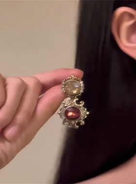 彩色锆石项链高级感小众