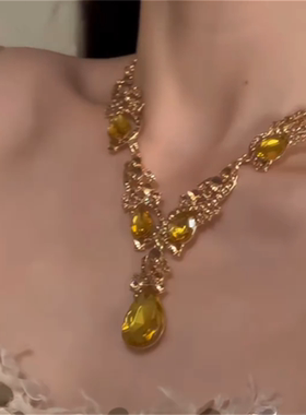 欧美重工大气项链耳环