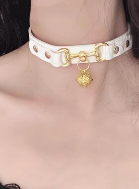 宫铃项圈女高级铃铛choker锁骨链