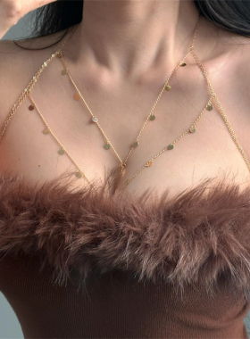 辣妹性感胸链身体链女