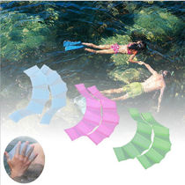 Snorkeling silicone Swimming equipment Addling Webbing Palm adult Half-palm child swimmer Freestyle Glove Handout