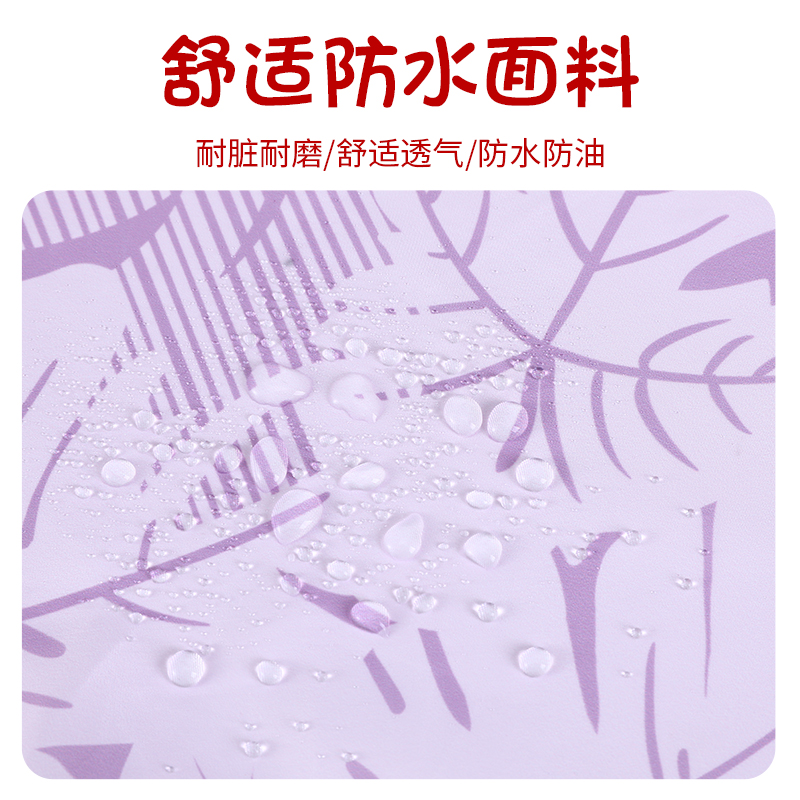 潮牌ins风外穿不粘毛防水罩衣家用厨房长袖围裙工服宽松大褂防晒