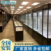 Glass Display Cabinet Sample Display Case Products Show Shelf Hand Held Prizes Gift Cabinet Company Counter Display Cabinet