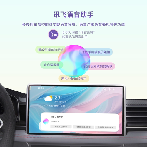 喵驾网联车盒carplay转安卓系统适用于华为hicar无线carplay盒子-图2