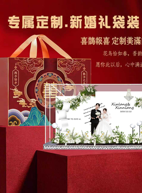 新婚结婚订婚微景观礼物成品送新人亚克力送闺蜜定制摆件中式礼品