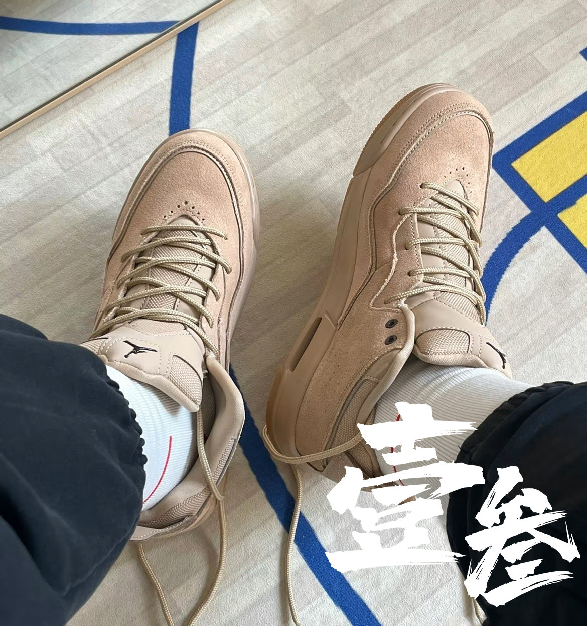 Air Jordan Courtside 23 AJ23男子防滑耐磨复古中帮篮球鞋 - 图0