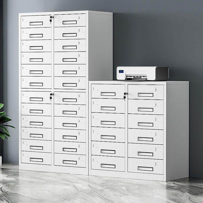 钢制多斗柜抽屉储物柜带锁多层收纳柜资料文件柜铁皮柜办公矮柜子,淘宝优惠券,粉丝福利购,淘宝优惠卷