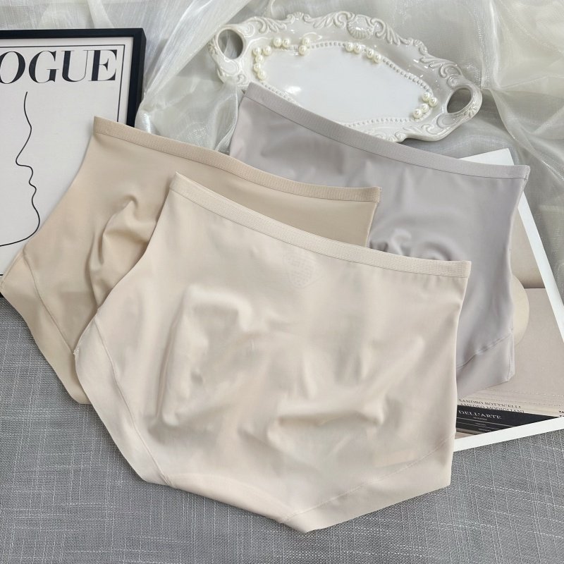 中腰无痕内裤女提臀微压收腹收小肚子隐形肤色冰丝不卷边桑蚕丝裆,淘宝优惠券,粉丝福利购,淘宝优惠卷