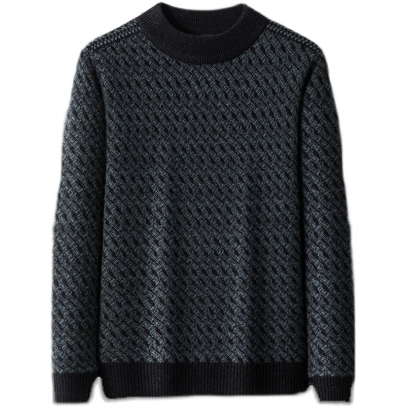 高端品牌皮尔卡丹羊绒衫男100%纯羊绒半高领加厚羊毛衫秋冬季毛衣,淘宝优惠券,粉丝福利购,淘宝优惠卷