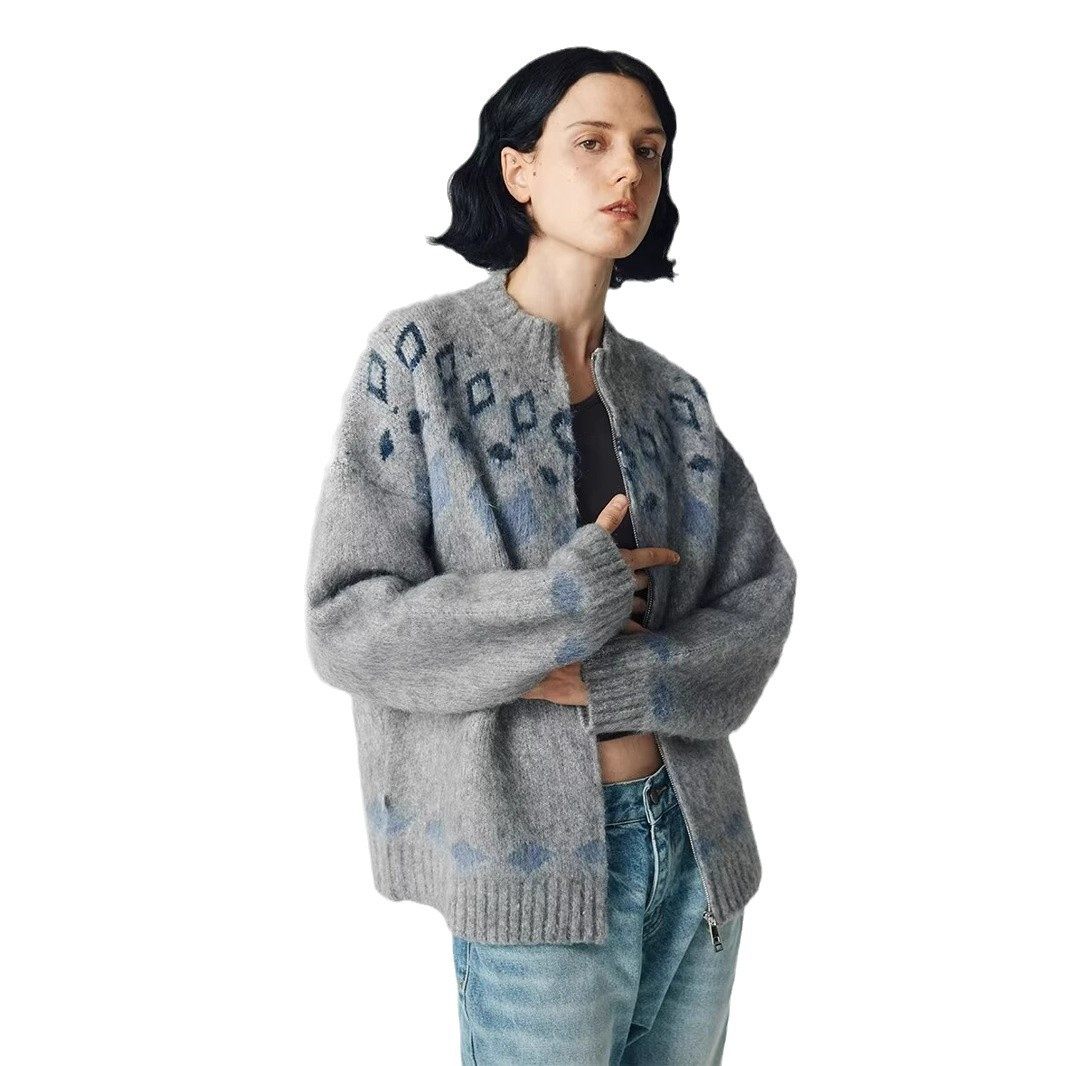 新款2024秋冬季新款开衫毛线衣美式情侣装复古休闲慵懒风针织衫男,淘宝优惠券,粉丝福利购,淘宝优惠卷