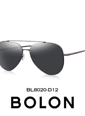 BOLON暴龙太阳镜男驾驶镜飞行员蛤蟆镜开车专用偏光墨镜男BL8020