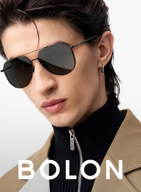 暴龙眼镜双梁偏光防紫外线近视太阳镜飞行员开车驾驶墨镜男BL8122