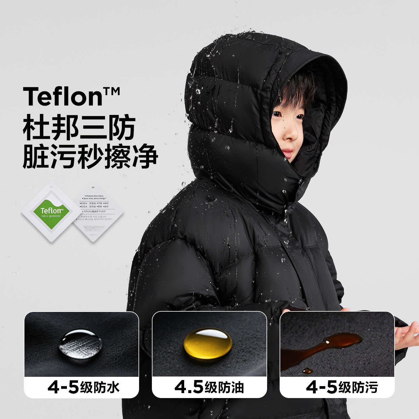 左西男童羽绒服冬季2025新款中大童保暖加厚儿童三防连帽外套冬装,淘宝优惠券,粉丝福利购,淘宝优惠卷