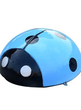 户外仿真甲虫玻璃钢雕塑公园林庭院草坪七星瓢虫摆件商场店铺美陈