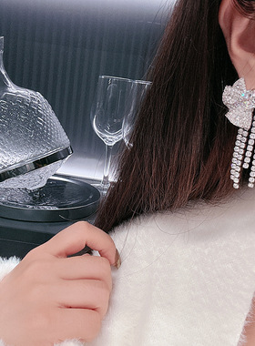 JUACC铜镀真金925银针镶嵌锆石女