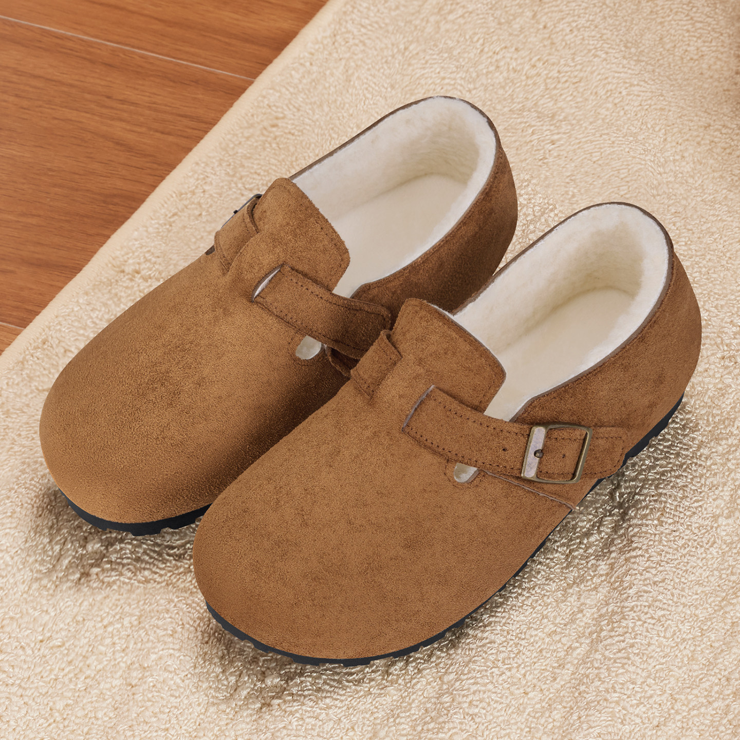 老北京布鞋女冬浅口加绒加厚羊毛保暖老人鞋舒适软底防滑妈妈棉鞋,淘宝优惠券,粉丝福利购,淘宝优惠卷