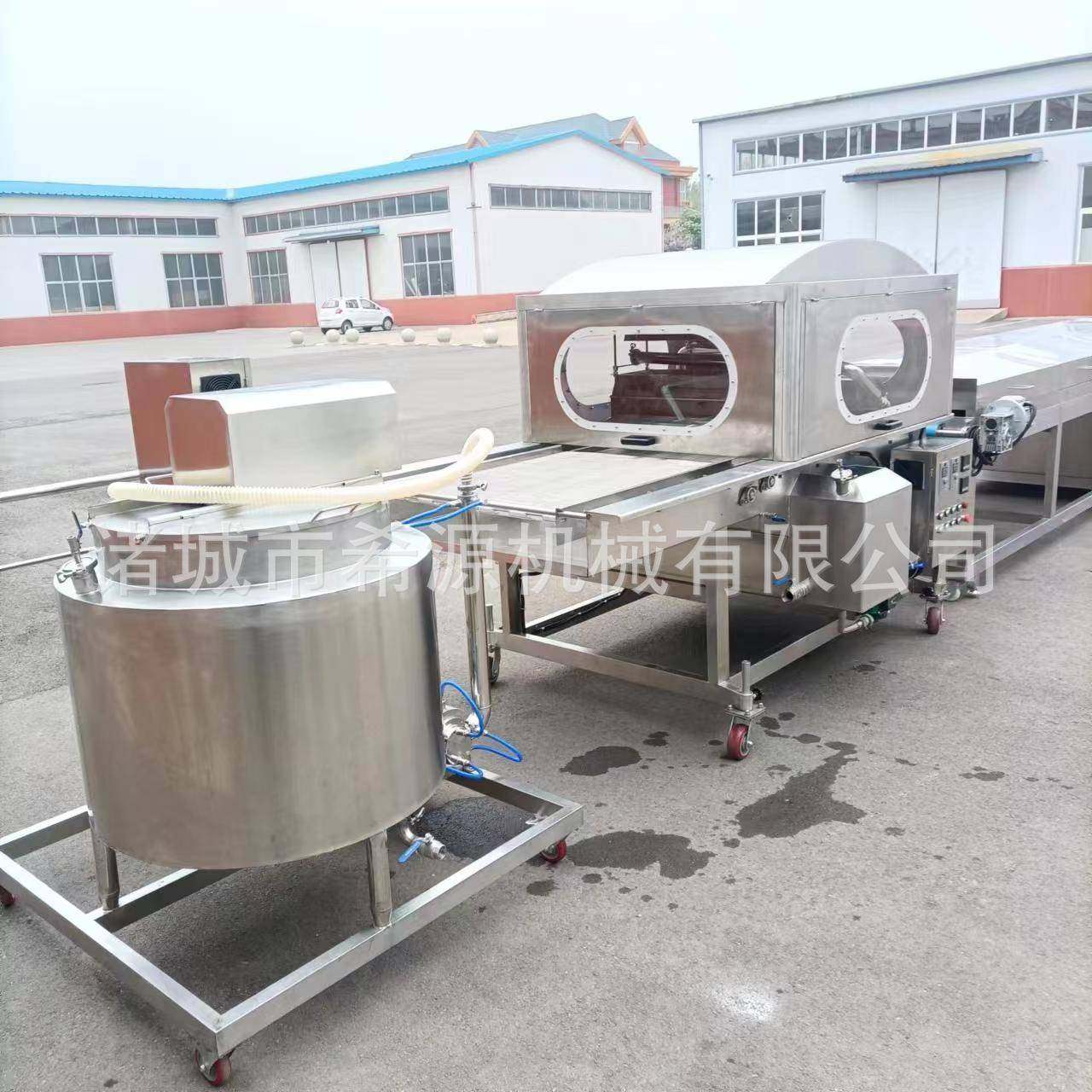 果仁威化饼干巧克力涂层机俄罗斯零食饼干裹涂机恒温加热,淘宝优惠券,粉丝福利购,淘宝优惠卷