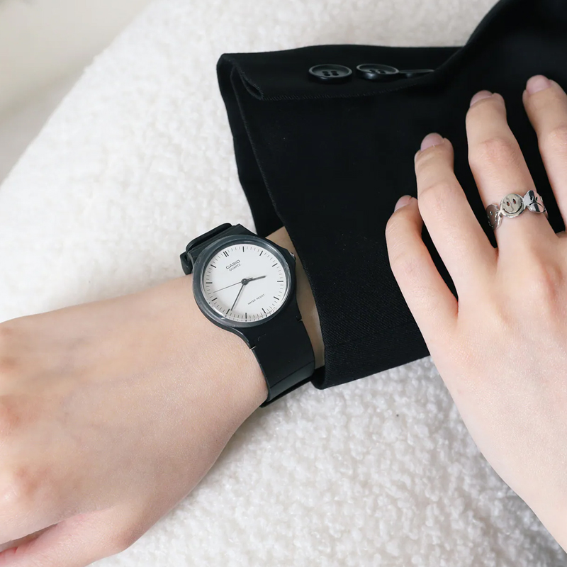 CASIO卡西欧手表学生乔妹同款考试运动小黑表男女MQ-24-1B2 7B2礼 - 图2