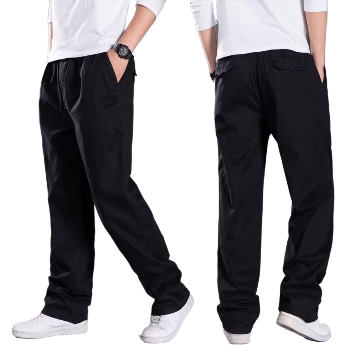 2026新款男士宽松大码棉长裤加大加肥工装直筒裤户外休闲裤子男,淘宝优惠券,粉丝福利购,淘宝优惠卷