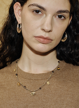 SOFT ROOM小马金钱结编绳项链配饰小众设计高级感本命年生日礼物