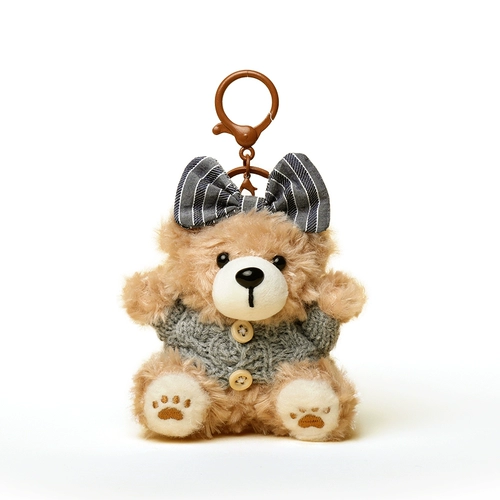 Оригинальный милый плюшевый аксессуар на рюкзак, подвеска, фигурка, брелок, кукла, с медвежатами, подарок на день рождения, изысканный стиль