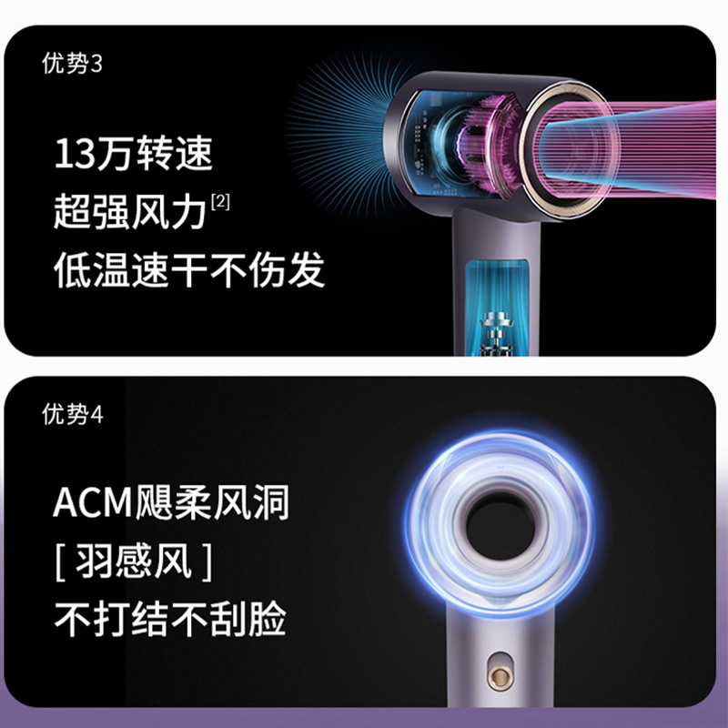 科西keheal高速水光弹吹风机家用负离子电吹风护发速干吹风筒