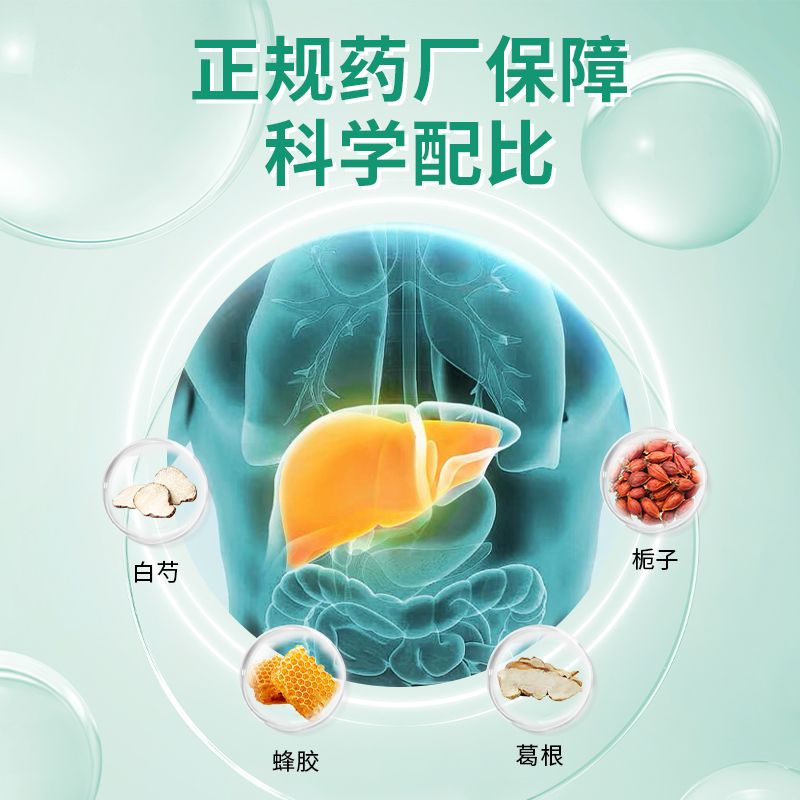 认准品牌塑时光【4盒199元】塑时光葛根蜂胶白芍栀子养肝护肝胶囊-图2