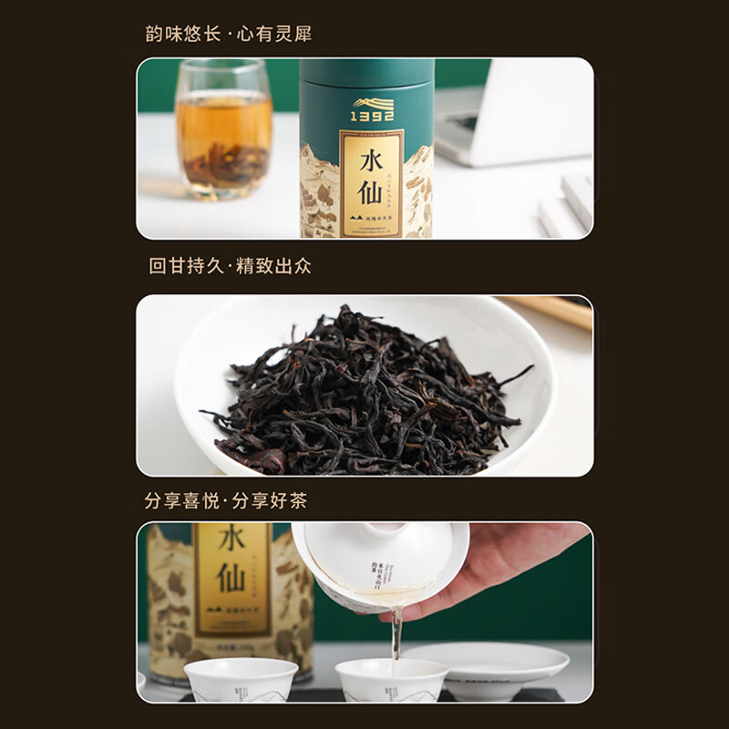 天池茶业1392凤凰单丛茶叶凤凰单枞茶乌岽特级高山乌龙七彩水仙-图2