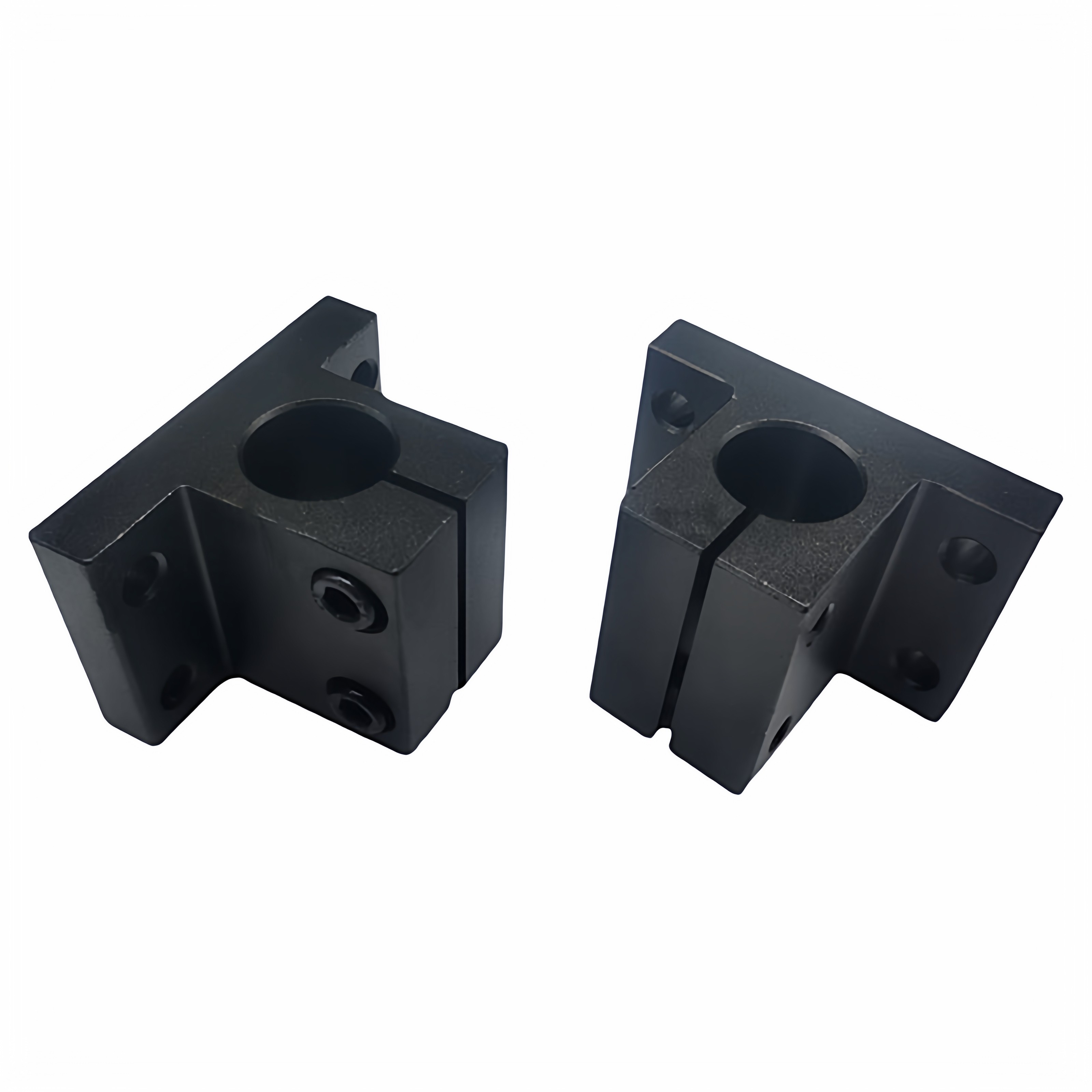 侧面安装型支座黑色阳极氧化处理CLTBM 12 16 20 25 支座固定夹,淘宝优惠券,粉丝福利购,淘宝优惠卷