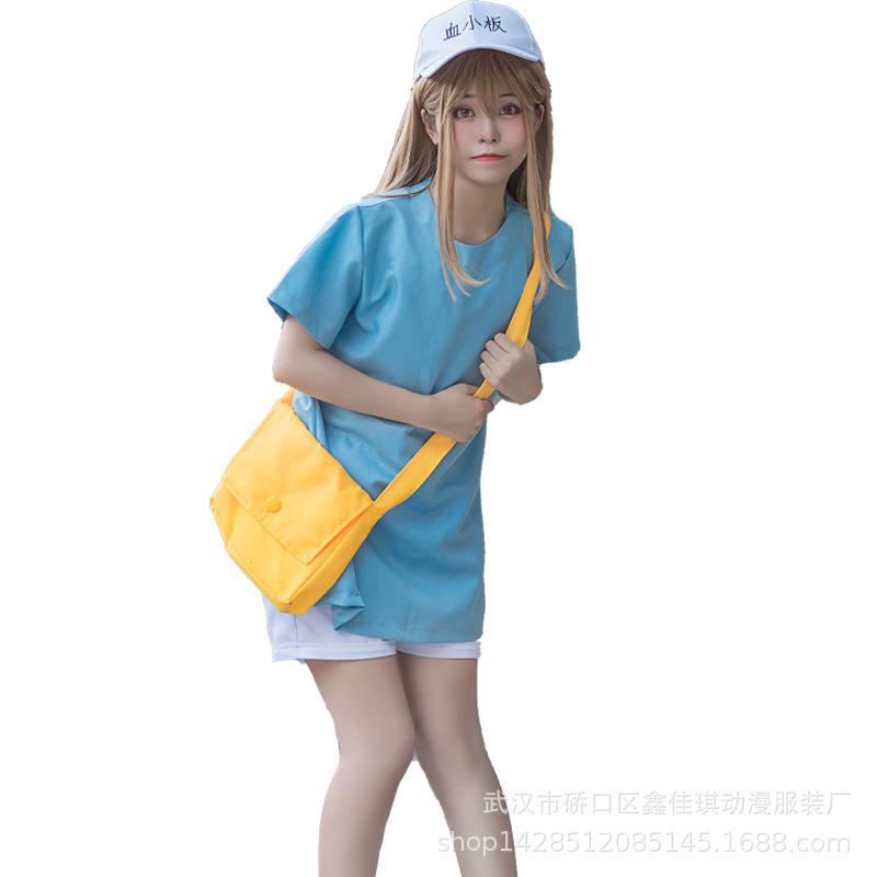 血小板COS服全套工作细胞cosplay服装送旗子口哨小黄包-图3