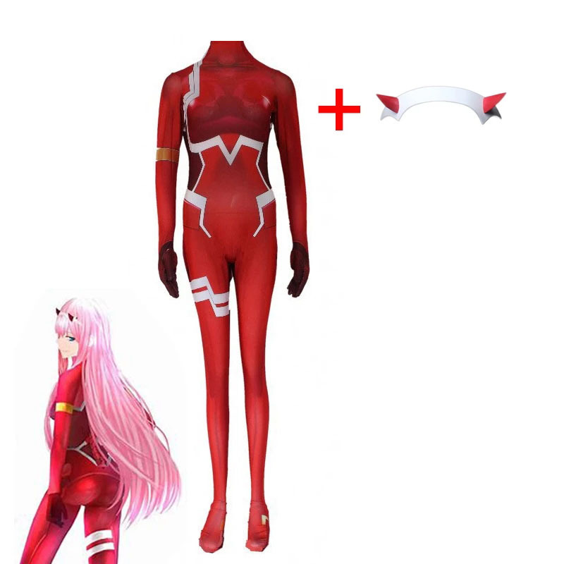 国家队女主02cos服鹤望兰Darling in the Franxx/DFXXcosplay服装 - 图2